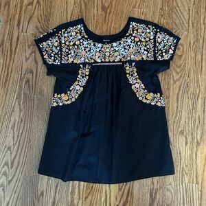 Madewell floral blouse, XS